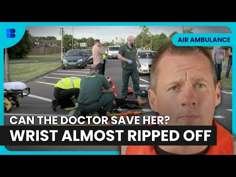 Motorbike TBone Leaves Mother Fighting For Life | Air Ambulance ER