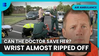 Motorbike TBone Leaves Mother Fighting For Life | Air Ambulance ER