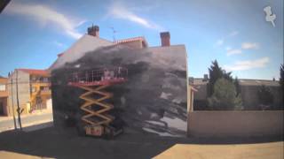 preview picture of video 'Mural Fungiturismo en Pradejón ( La Rioja ) Spain 2014'