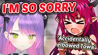 IRyS accidentally kicked Towa... 【Hololive】