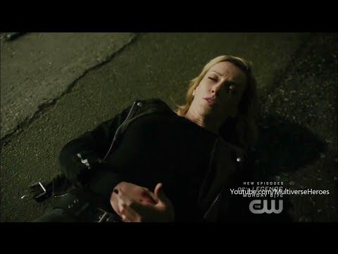 Arrow 6x13 Black Canary shoots Black Siren