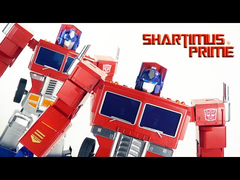 Elite Optimus Prime Transformers Robosen 16 Inch Voice Activated Remote Robot Hasbro Figure Review