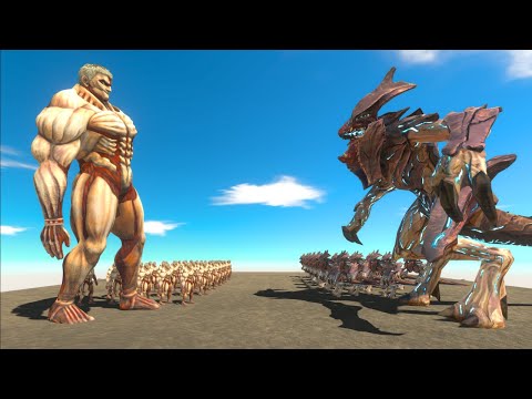 Kaiju War Armored Titan vs Raijin Size Comparison