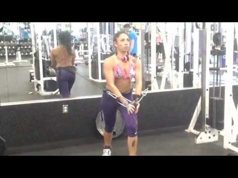 Yanissa Castrellon Body Creates Chest Workout