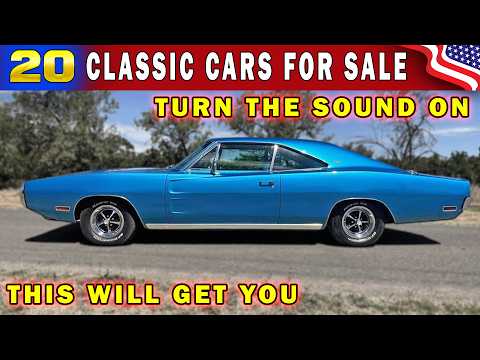 OMG! 20 Classic Cars for Sale CHEAP You WON'T Believe🚗