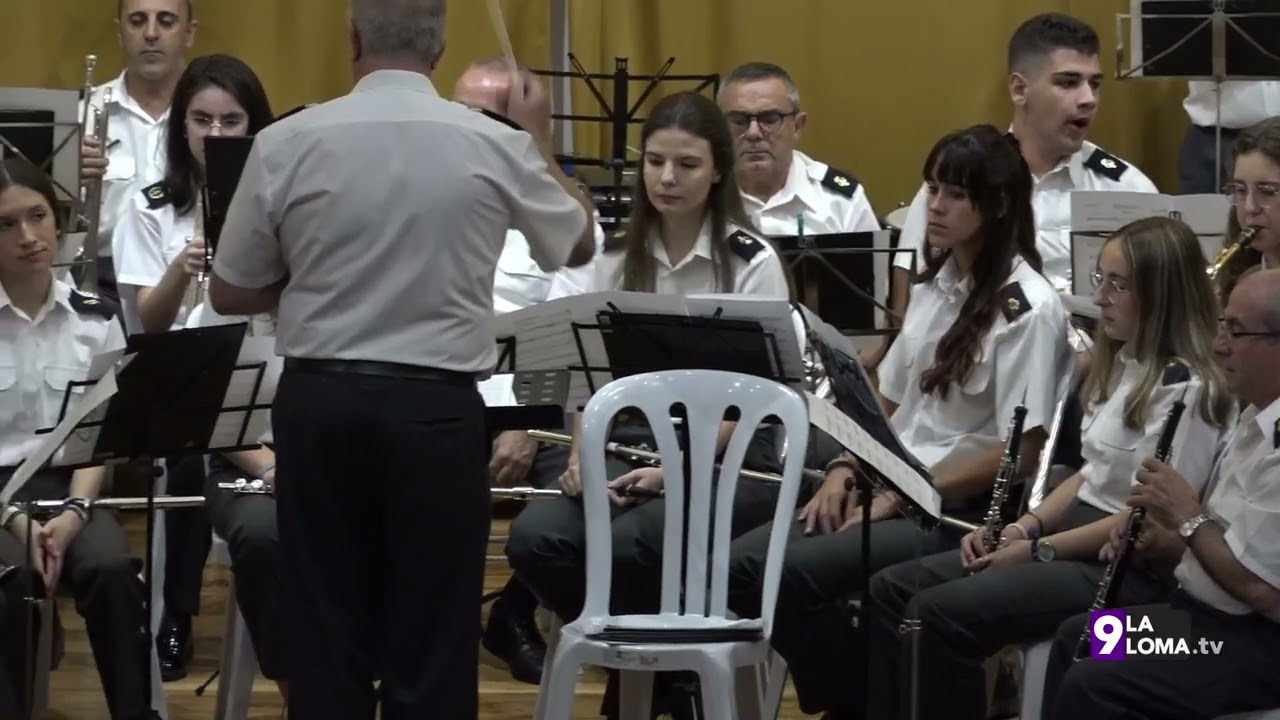 Concierto Banda de Música de Baeza en la Academia de la Guardia Civil por el Día del Pilar