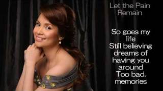 Let the Pain Remain by Lea Salonga