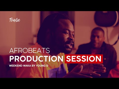 Afrobeats Studio Session with Young D creating Instrumental for Weekend Waka