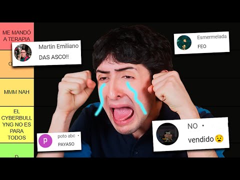 Ranking my haters' comments from worst to best