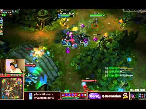 Alex Ich plays Syndra Mid Lane vs Ahri - League of Legends Season 3