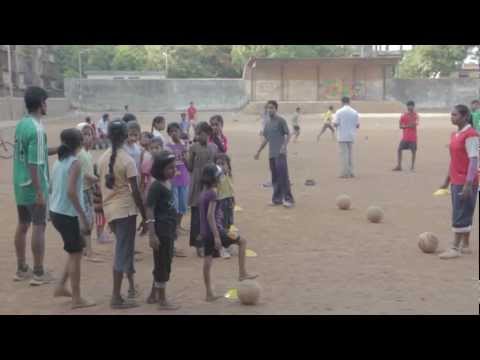 Empower Girls through football in a slum in India
