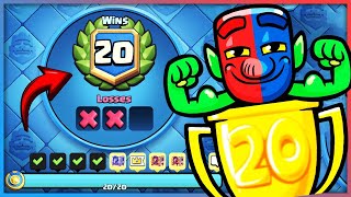 I WON THE 20 WIN CHALLENGE in CLASH ROYALE! - Deck Guide by SirTagCR