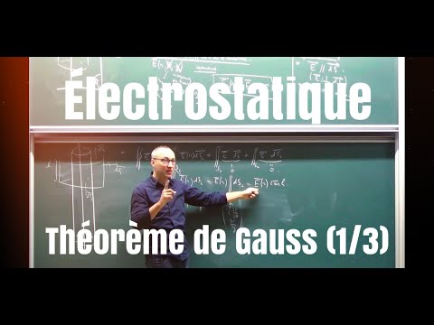 MP/PC/PSI/PT Cours électrostatique. Théorème de Gauss (1/3)