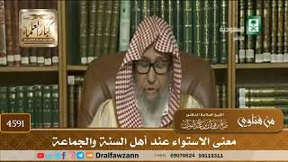 [4589] ما معنى الاستواء عند أهل السنة والجماعة ؟ - صالح الفوزان