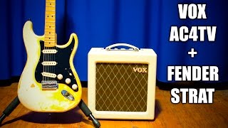 Video thumbnail for VOX AC4TV + Fender Stratocaster (Demo) by NoBlah Gear Demos