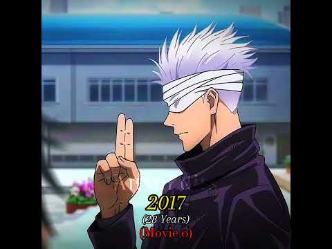 Satoru Gojo Through The Years (53 Secs) #jujutsukaisen #satorugojo #jjk