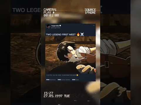 Levi vs Commander Erwin 🔥☠️ #anime #viralshort #eren #attackontitan