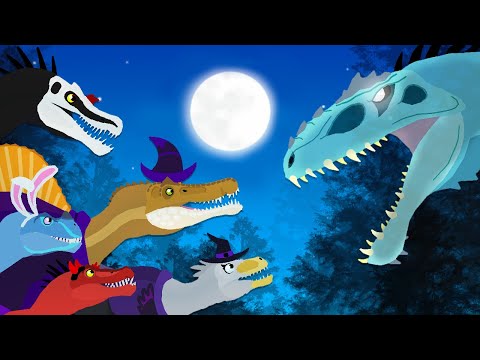 Halloween with Dinosaurs | DinoMania - Dinosaurs Сartoons