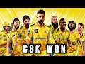 Chennai Super Kings Winning Status Gt Loser Status Csk Won Csk Vs Gt Csk Ipl Ipl2023