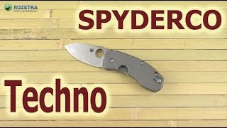 Spyderco Techno 2 TI (C158TIP2) - відео 2