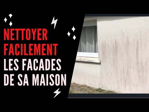 NETTOYER ses façades de maison SANS EFFORTS pour 3 X RIEN !