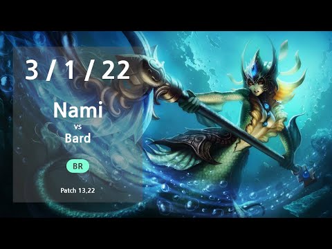 Nami Support vs Bard - BR GrandMaster Patch 13.22