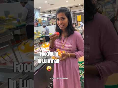 😅Food Hunt - part 3 🤪 LULU MALL TRIVANDRUM | Mix your own fruits | tvm foods #Shorts #lulumall