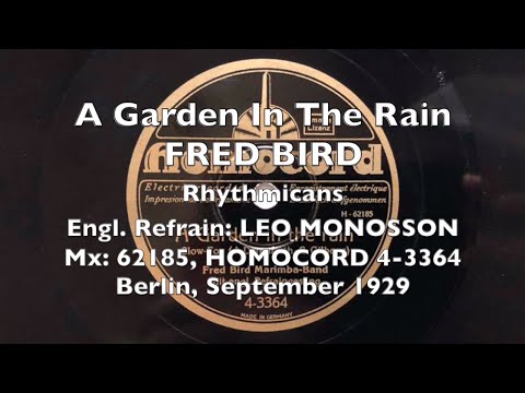 A Garden In The Rain - Blue Hawaii - Fred Bird, Leo Monosson - 1929 Berlin Danceband