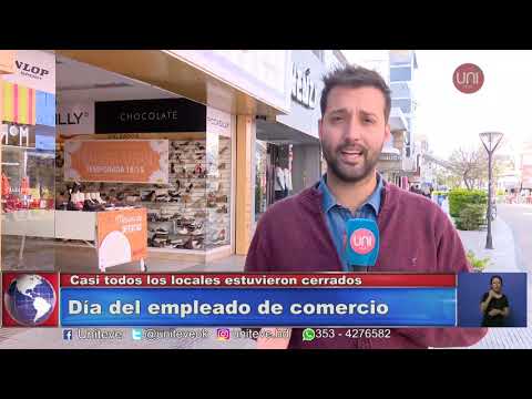 Feriado por el día del empleado de comercio