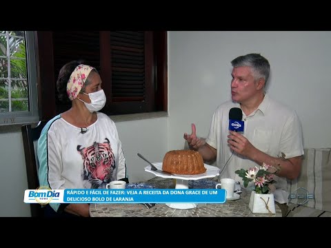 Rápido e fácil de fazer: Receita de Dona Grace para um saboroso bolo de laranja 08 02 2023
