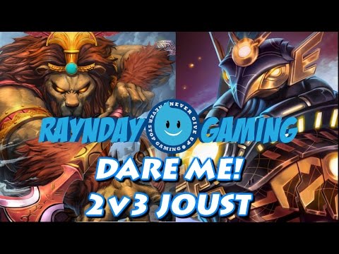 DARE ME! 2v3! Joust Anhur Build and Gameplay (SMITE Season 3) - New Twist!