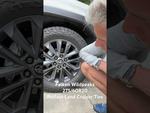 The Falken Wildpeak is the perfect tire for my 20” Land Cruiser wheels. #landcruiser250