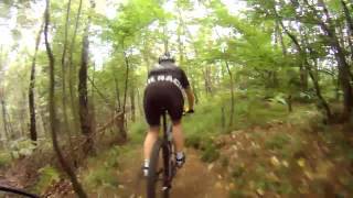 preview picture of video 'Kahlenberg Trail Bank 1 Saar MTB Marathon 2013 in St.Ingbert'