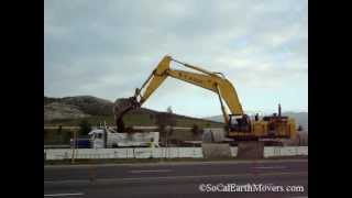 Komatsu PC1250 loading small Pete