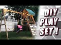 How To Build A Backyard Playset / Swingset ! All Wood, No Brackets or Kits Necessary!