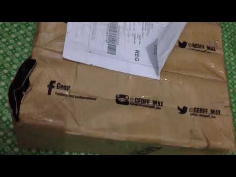 UNBOXING GEOFF MAX!! Borong Geoff Max Authentic Black Gum, Authentic Black dan Authentic Port Royale