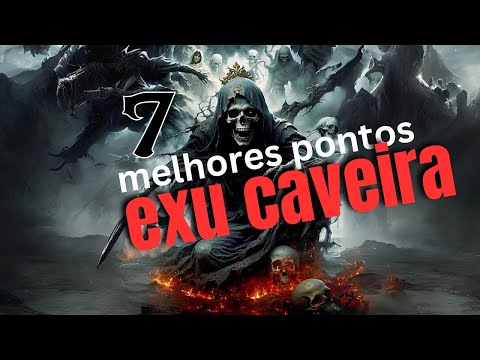 SEQUÊNCIA DE 7 MELHORES PONTOS PARA CAVEIRA 💀 #exucaveira #caveiras #pontosdeexu #umbanda