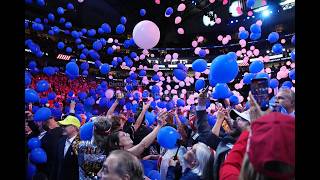 Trump speech concludes with balloon drop at Dallas Republican convention