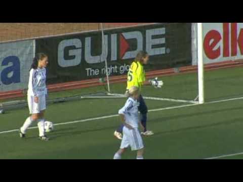Women's GK scores goal