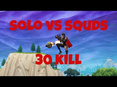 SOLO VS SQUADS 30 KILL (went wrong)