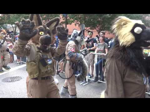 8 Anthrocon Fursuit Parade Martog and LuluPupp