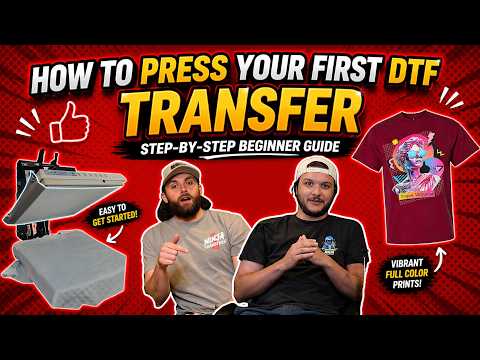 How to Press Your First DTF Transfer