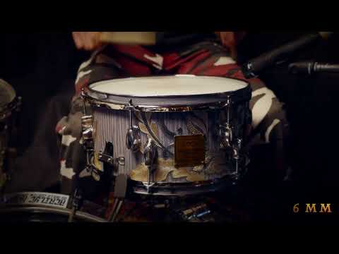 Bully Custom Drums "DAMASCO" Birch - 6,5x13 Vented - Test