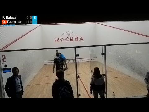 Farkas  Balazs  vs Olli Tuominen - PSA10 Subbotnik Open 2019