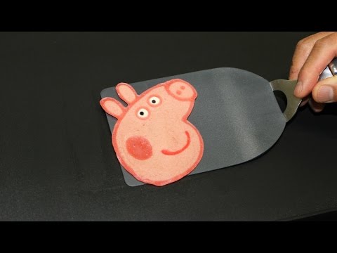 Pancake Art - Peppa Pig by Tiger Tomato Video