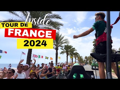 MONACO - NICE: Historic final stage of TOUR DE FRANCE | Ride with Publicity Caravan
