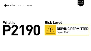OBD Code p2190 Guide to Repair