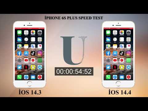 İos 14.3 vs İos 14.4 Beta Speed Test İphone 6s Plus