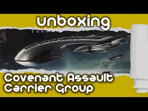 Halo Unboxing: Covenant Assault Carrier Group 