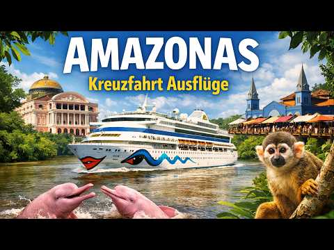 🚢 AIDA Amazonas Kreuzfahrt | Manaus, Belém | Dschungel 🏝️ Abenteuer Brasilien | Rosa Delfine 🐬 